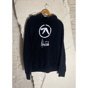 Aphex Twin Logo Hoodie Official Merch Men's Size M